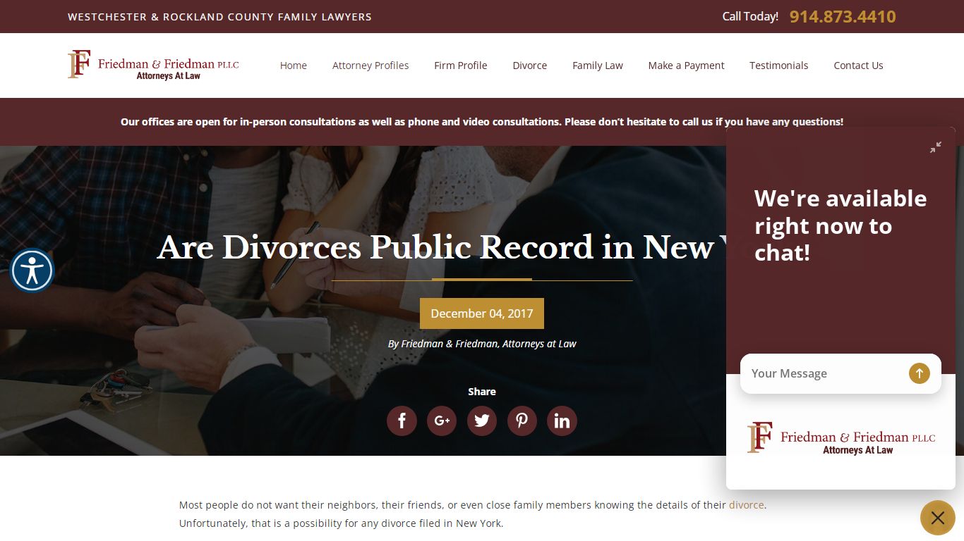 Are Divorces in New York Public Record?